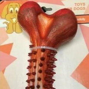 LARGE Dog Durable Dog Chew Toy Meat Color